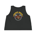 Rogue Biker Bull [Rose] | Women's Dancer Cropped Tank Top