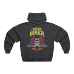 Rogue Biker [Wings & Skull] | Men's NUBLEND® Hooded Sweatshirt