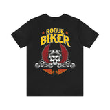 Rogue Biker [Wings & Skull] | Unisex Jersey Short Sleeve Tee
