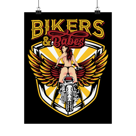Bikers & Babes | Premium Matte Vertical Posters