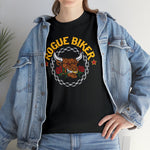 Rogue Biker Bull [Front] | Women's Heavy Cotton Tee