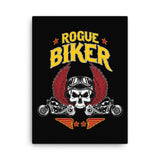 Rogue Biker [Wings & Skull] | Canvas