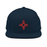 New Mexico - Zia Symbol - Red / Duke City | Snapback Hat
