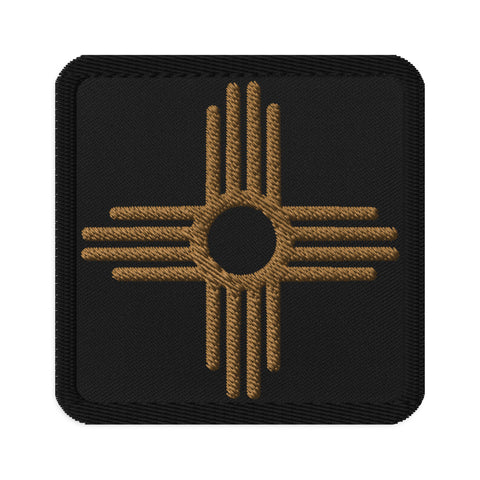 Zia [Brown] | Embroidered Patches