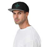 New Mexico Zia Symbol/ Turquoise/ Duke City | Snapback Hat