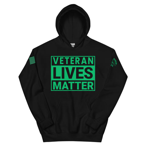 Veteran Lives Matter [Front/Sleeves] | Unisex Hoodie