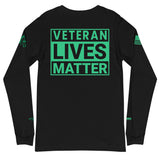 Veteran Lives Matter [Front/Back/Sleeves] | Unisex Long Sleeve Tee
