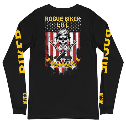 Rogue Biker [RB] [Bikers, Veterans, Patriots] | Long Sleeve Tee