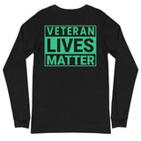 Veteran Lives Matter [Front/Back] | Unisex Long Sleeve Tee