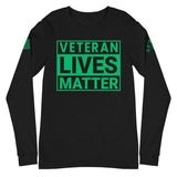 Veteran Lives Matter [Front/Sleeves] | Unisex Long Sleeve Tee