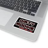 Dirty Modine [Red] | Kiss-Cut Stickers