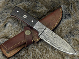 Shokunin USA Shadowfall Damascus Knife - Premium Hunting Knife 8"