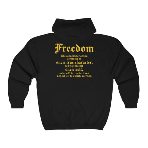 Freedom | Unisex Heavy Blend™ Full Zip Hooded Sweatshirt