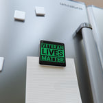 Veteran Lives Matter | Porcelain Magnet, Square