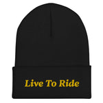 Live To Ride | Cuffed Beanie
