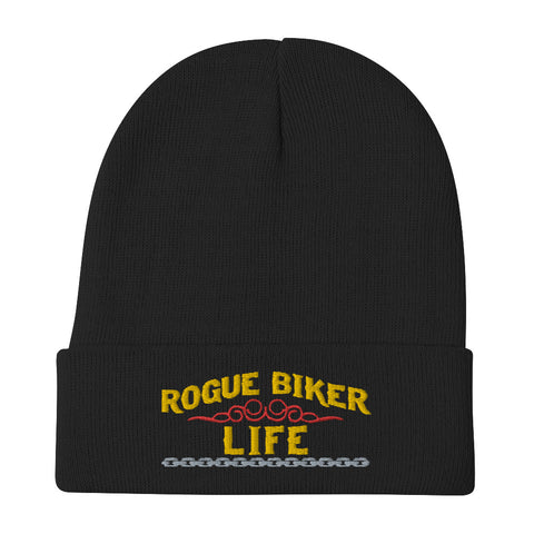 Rogue Biker Life | Embroidered Beanie