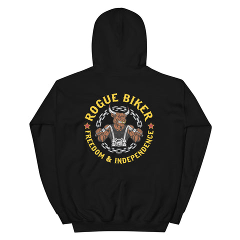 Rogue Biker Life [Freedom & Independence] |Unisex Hoodie