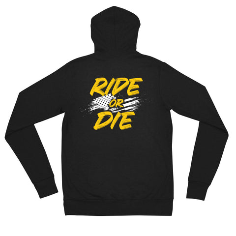 Ride Or Die [Rogue Biker] | Unisex Zip Hoodie