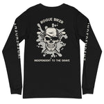 Independent To The Grave [Grey] | Unisex Long Sleeve Tee