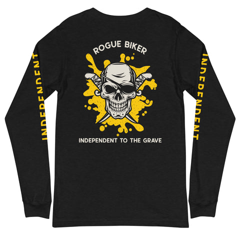 Independent To The Grave [Yellow] | Unisex Long Sleeve Tee