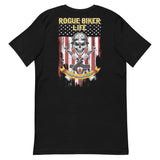 Rogue Biker Life [Bikers, Veterans, Patriots] | Short-Sleeve Unisex T-Shirt