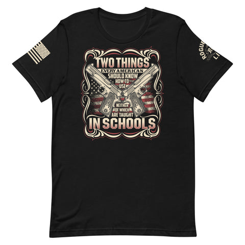 Two Things In Schools | Short-Sleeve Unisex T-Shirt