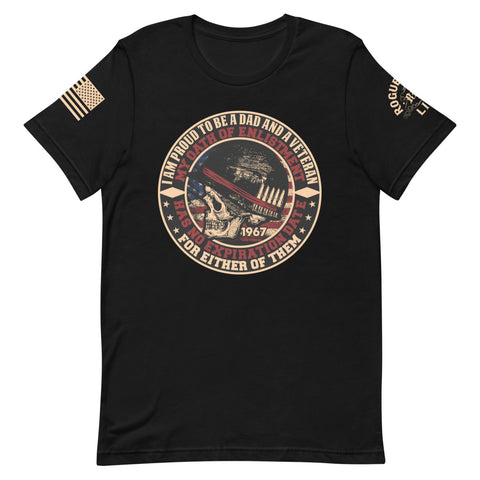 Proud to be a Dad, and a Veteran | Short-Sleeve Unisex T-Shirt