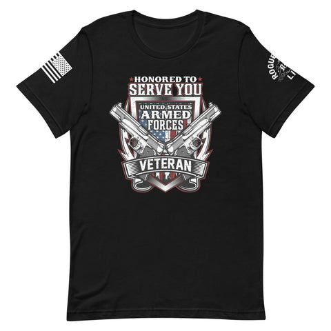Honored to Serve You U.S. Veteran | Short-Sleeve Unisex T-Shirt