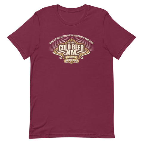 Colfax Tavern & Diner [Cold Beer NM] | Short-Sleeve Unisex T-Shirt